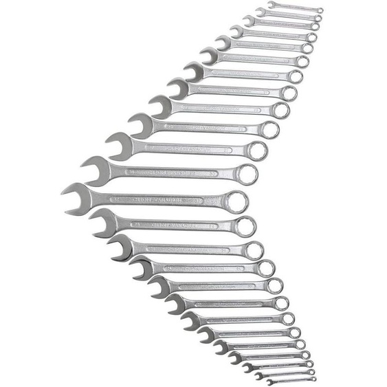 Jeu de Clés Mixtes 6-32 mm - 25 pcs - Acier Résistant et Précision Professionnelle - D-Work
