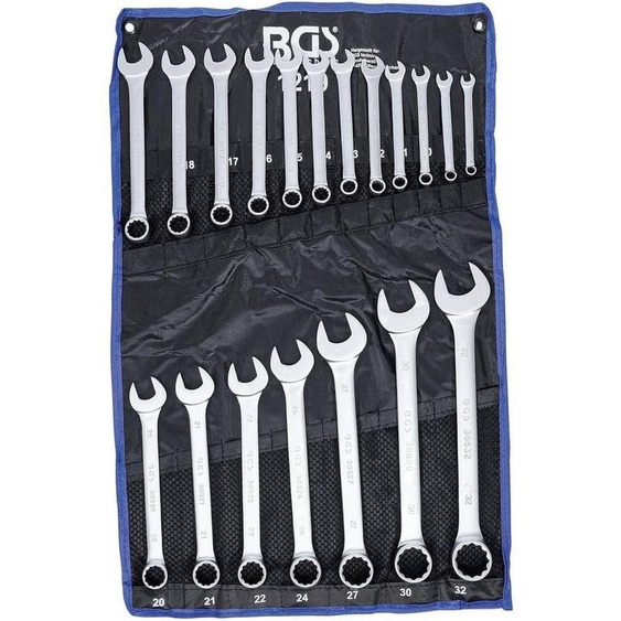 Jeu de Clés Mixtes 8-32 mm - 19 pcs - Acier Résistant et Précision Professionnelle - D-Work