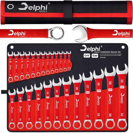 JEU DE CLÉS MIXTES PLATES 6–32 MM CrV