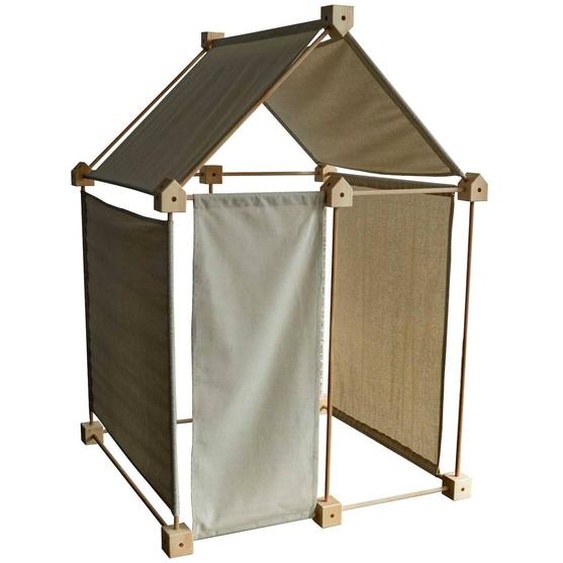 Jeu De Construction Géant En Tissu Bio 44 Pces Beige