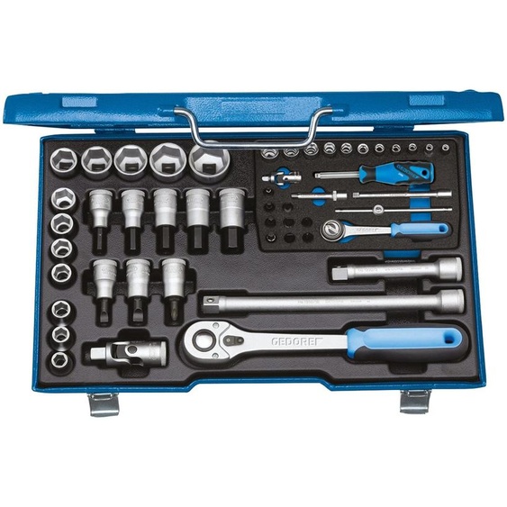Jeu de douilles 1/4 + 1/2, 50 pièces, 19 V20U-10 Gedore | 4010886615744