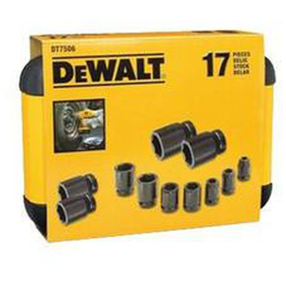Dewalt - Jeu de douilles à impacts 17 pièces DT7506