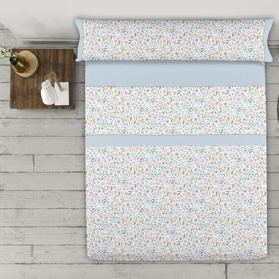 Jeu de draps Tejidos Reina Bleu Lit king size