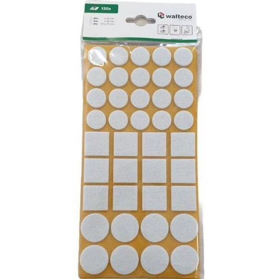 Jeu de feutres, blanc, 120 pièces