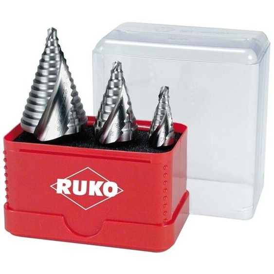 Jeu de forets étagés RUKO A101038 Acier rapide