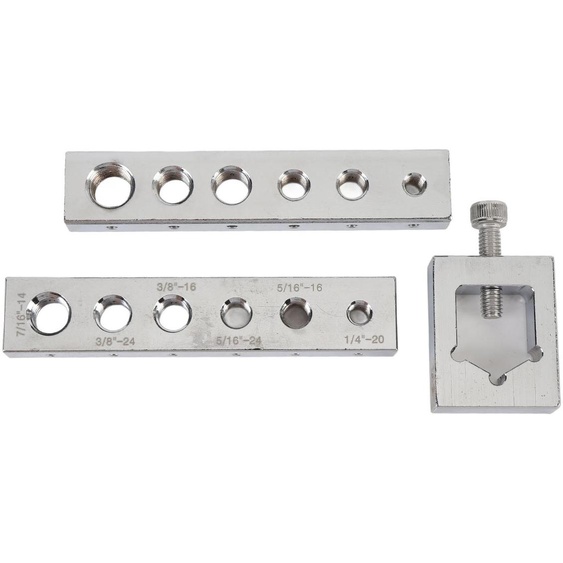 Jeu de guides de perçage de sécurité en acier au carbone à haute dureté Outil de perçage métrique pour boulons Dispositif de perçage de sécurité pour les industries mécaniques