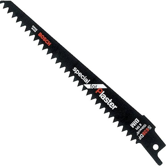 Jeu de lames de scie alternative Saebelsaege, longueur 150 mm, 6 dents par pouce, pour plaques de plâtre / béton cellulaire - 150 mm de long, 6 dents par pouce, pour plaques de plâtre / béton cellulaire