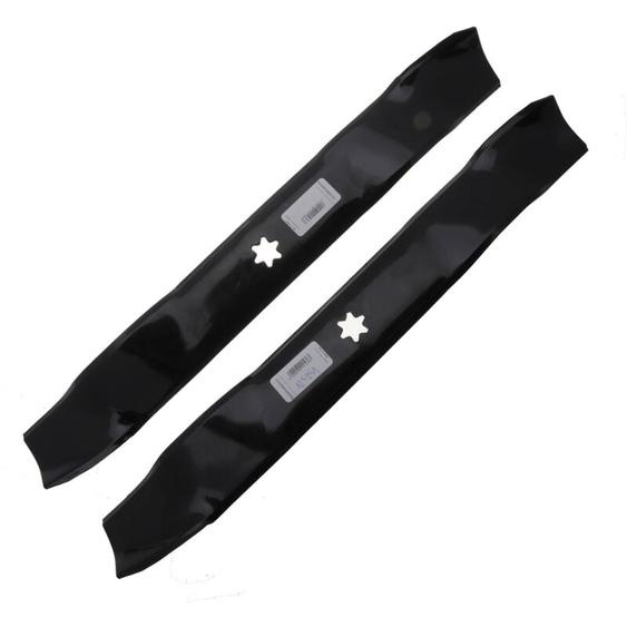 Jeu de lames mulching coupe 107cm pour MTD et Toro remplace 742-0616A