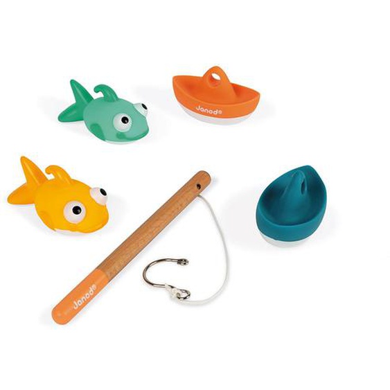Jeu De Pêche À La Ligne Blanc