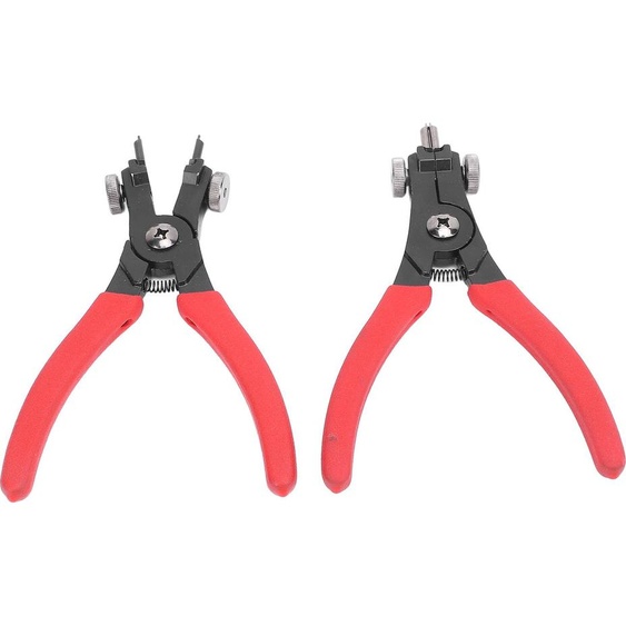 jeu de pinces à circlips en 2 parties, réglables à lintérieur et à lextérieur, pour la plupart des véhicules