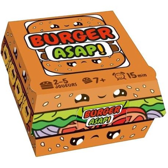 Jeu De Société Burger Asap –jeu Dambiance 7 Ans Et Plus Multicolore
