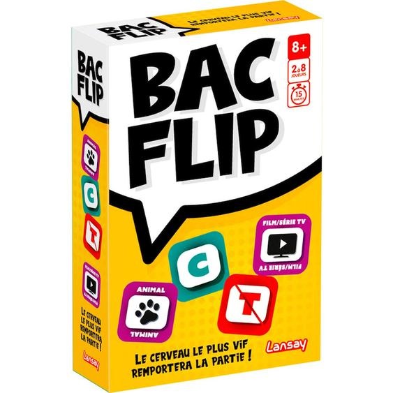 Jeu De Société Dambiance Bac Flip Pour Enfants Dès 8 Ans Multicolore