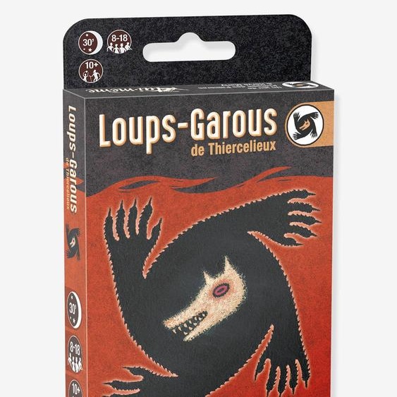 Jeu de société Loups-Garous de Thiercelieux rouge