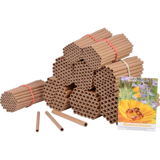 Jeu de tubes en carton, 450 pièces, diamètre de 4 à 8 mm, pour hôtels à abeilles sauvages
