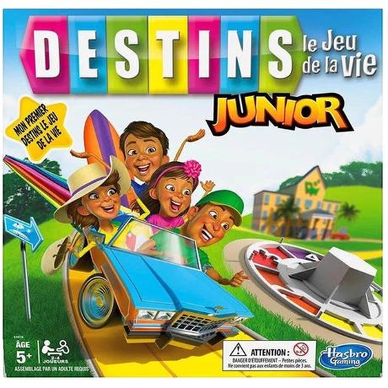 Jeu Destins Junior – Le Jeu De La Vie – Dès 5 Ans Multicolore