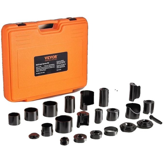 Jeu doutils pour la séparation des articulations, matériau : acier au carbone, dimensions : 520 mm x 430 mm x 90 mm, compatibilité universelle, outil robuste pour lentretien automobile, contenant de rangement inclus