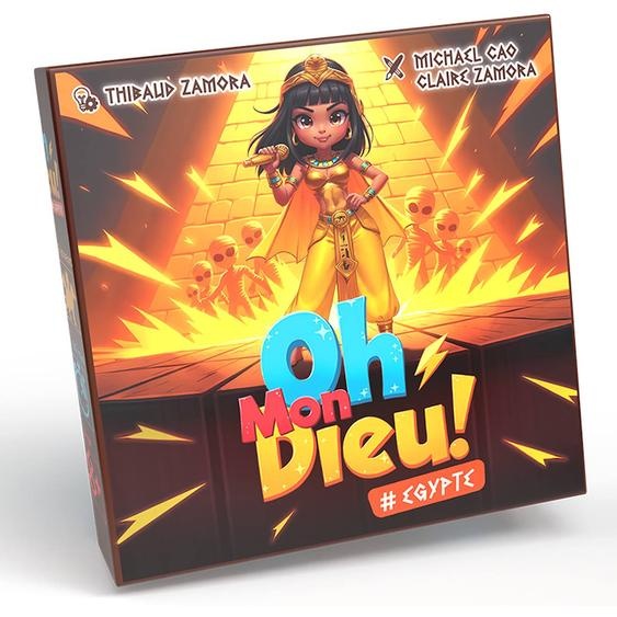 Jeu Oh Mon Dieu ! Egypte - Dès 8 Ans - 2 À 6 Joueurs - Fabriqué En France Et Éco-conçu Multicolore