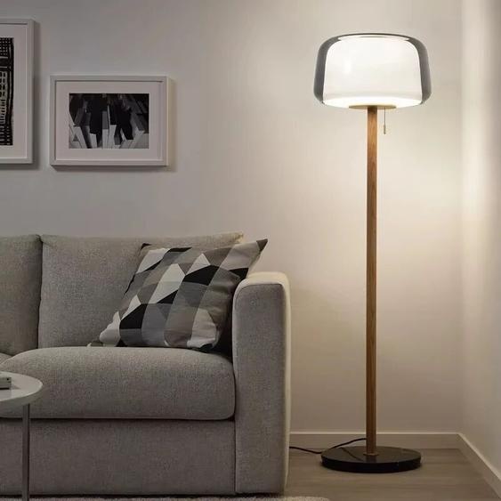 JIAYOOR Lampe LED en verre au design créatif moderne, luminaire décoratif dintérieur, idéal pour un canapé, un salon, une chambre à coucher ou un bureau