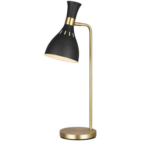Joan lampe de table noir minuit / laiton bruni Feiss FE-JOAN-TL-MB
