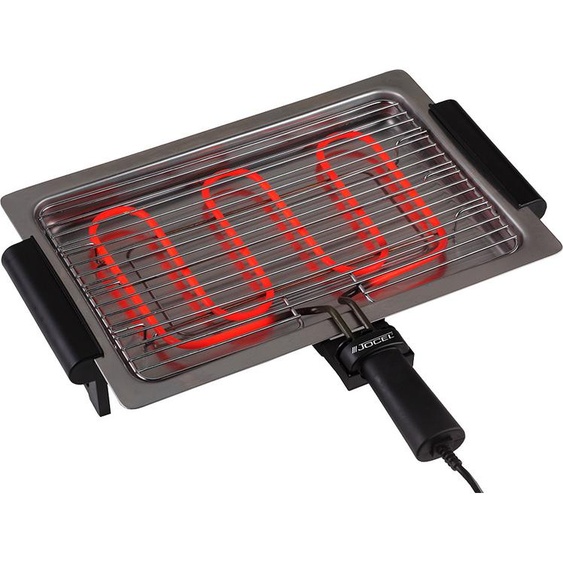 Jocel JGR011565, 1600 W, Gril, Électrique, Table, Grille, Noir, Acier inoxydable