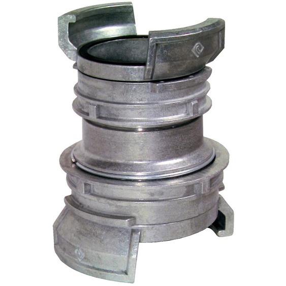 Jonction symétrique double en aluminium avec verrou DN80-DN50 R.PONS 1080.533