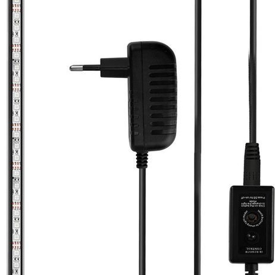 Jopassy 48cm LED éclairage daquarium lampe daquarium RGB poisson réservoir projecteur crustacés