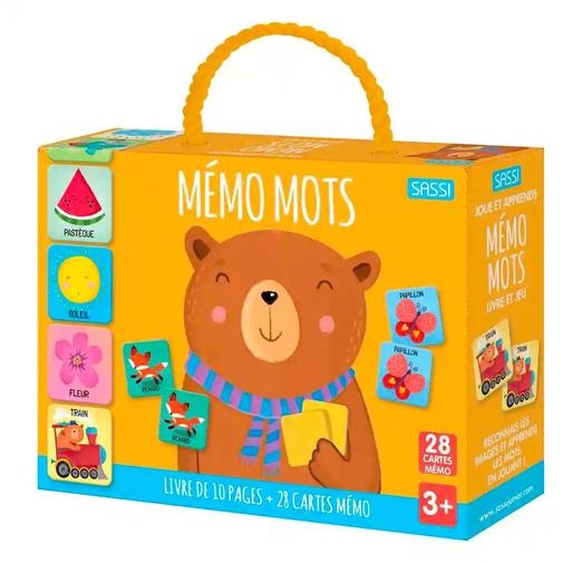 Joue Et Apprends Mémo Mots Multicolore