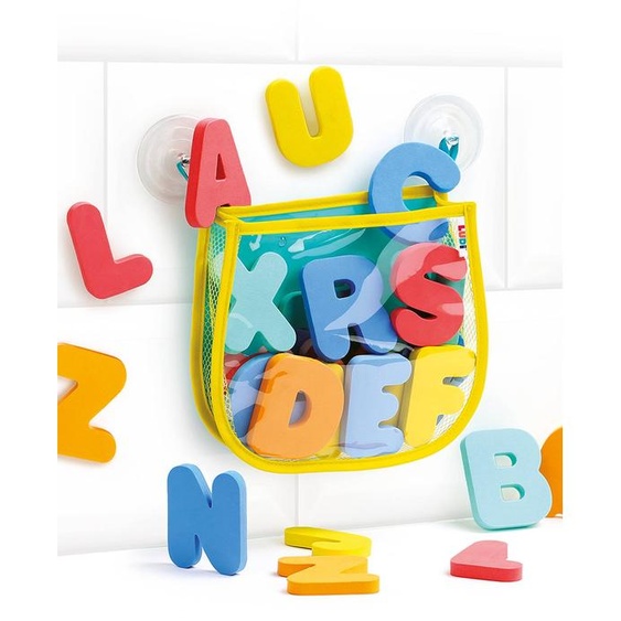 Jouet alphabet pour le bain multicolore
