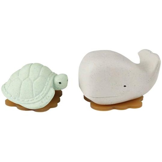 Jouet De Bain Baleine Et Tortue - Sauge Multicolore