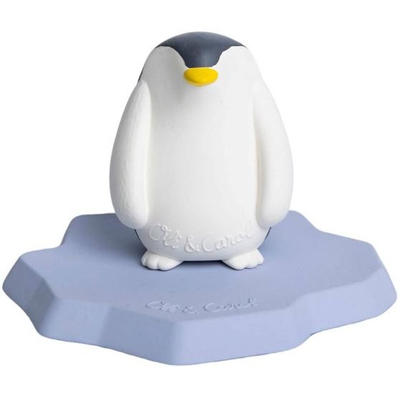 Jouet De Bain Bébé En Caoutchouc Naturel Faisant Aussi Anneau De Dentition Sensoriel Blanc, Bleu, Noir