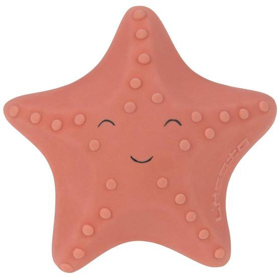 Jouet De Bain En Caoutchouc Naturel Etoile De Mer Rouge