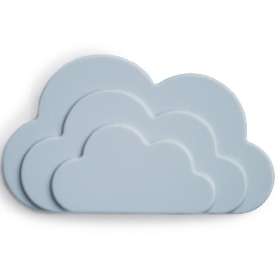 Jouet De Dentition Nuage Gris-bleu
