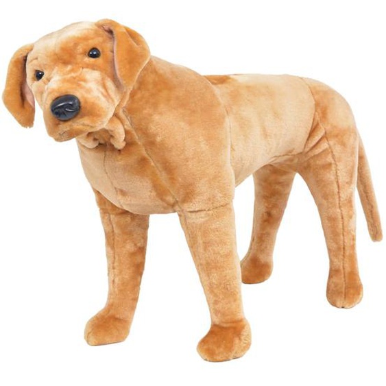 Jouet en peluche Chien de race Labrador marron clair XXL
