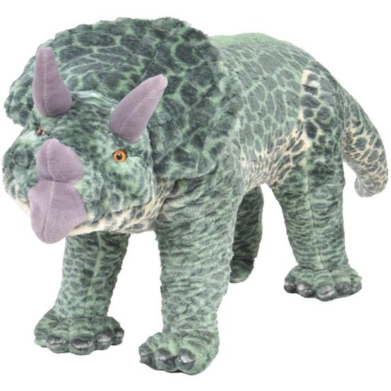 Jouet en peluche Dinosaure Tricératops Vert XXL