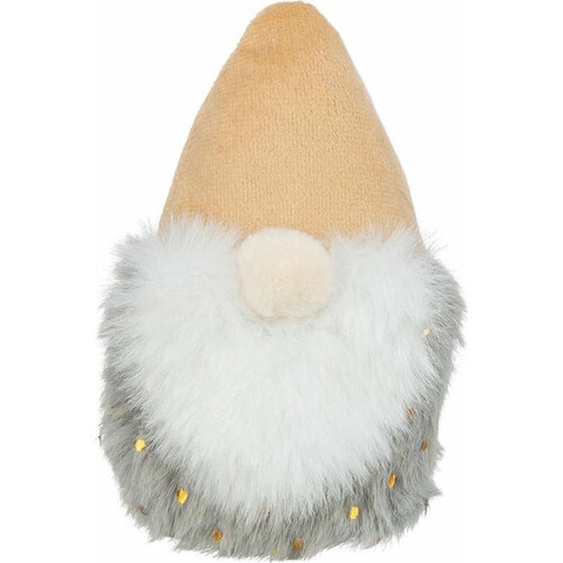 Jouet pour chien en peluche Trixie Beige Gris Polyester Noël Gnome 10 cm