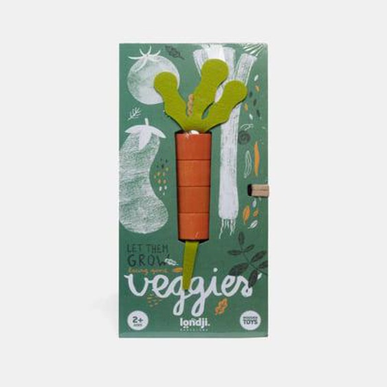 Jouets à enfiler Veggies en bois
