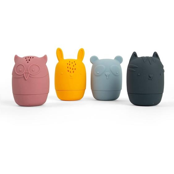Jouets De Bain Animaux En Silicone Bleu