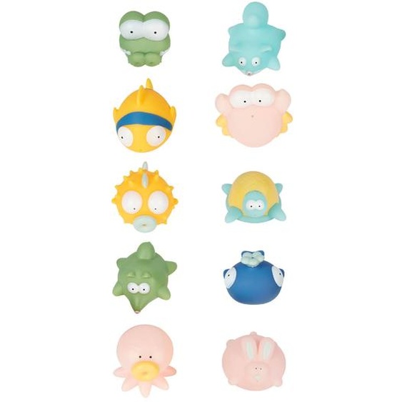 Jouets De Bain Aspergeurs Rigolo Splash X10 + Sac Multicolore