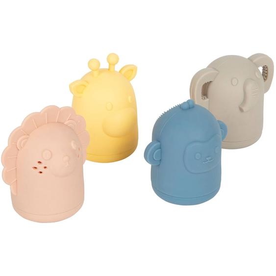 Jouets De Bain En Silicone Blanc