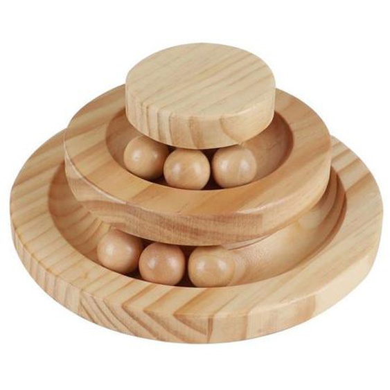 Jouets dintrieur pour chats Jouets interactifs pour chats Jouets en bois pour chats Jouets roulettes pour chats PZCC