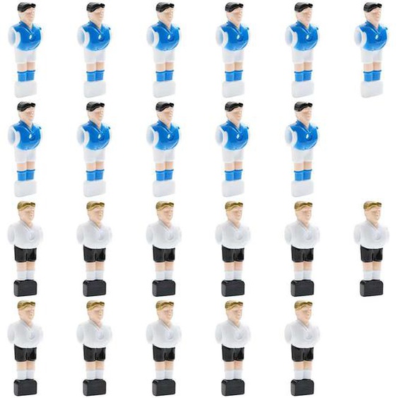 Joueurs de baby-foot pour tige de 15,9 mm 22 pcs