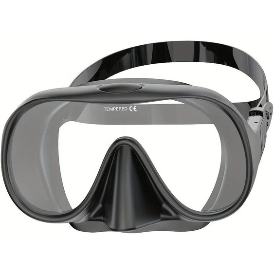 JoyMaySun Masque de plongée sans cadre HD Guardian Ultra Wide View, verre du Guatemala, lunettes de plongée en apnée, adaptées aux adultes