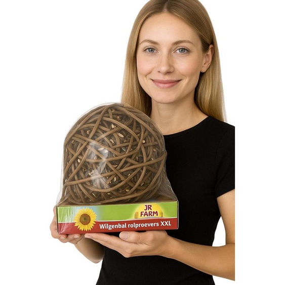 JR FARM XXL tonneau dosier pour perroquets avec friandises - 300g de plaisir à grignoter