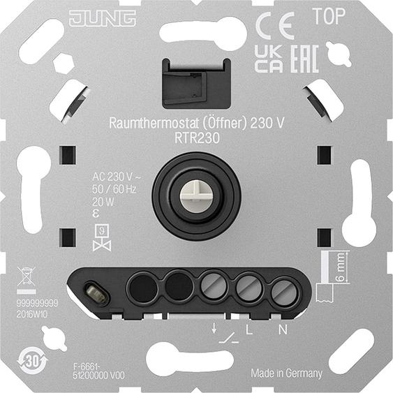 Jung RTR230 Thermostat dambiance (contact à ouverture) 230 V (RTR230)
