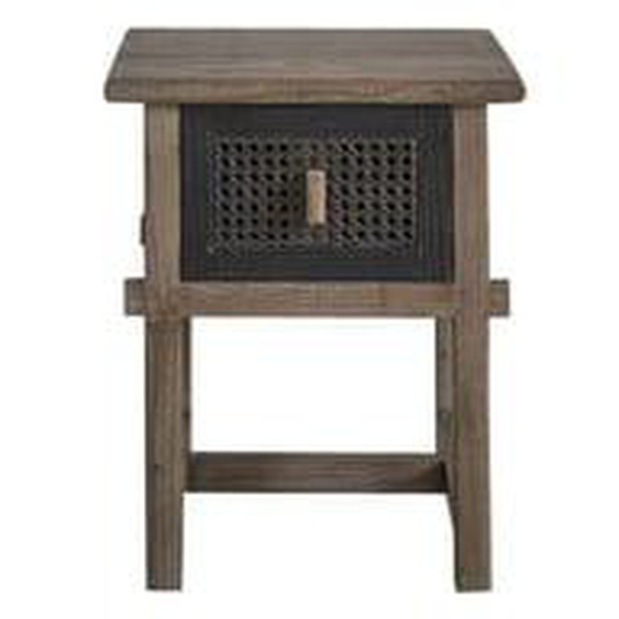 JUNKO  Table de chevet en bois recyclé massif