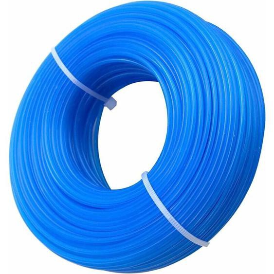 Jusch - Bobine de Fil Rond en Nylon pour Coupe-Bordure débroussailleuse Diamètre 1,6 mm Longueur 100 m, Fil de Coupe de Remplacement Ligne de Trimmer