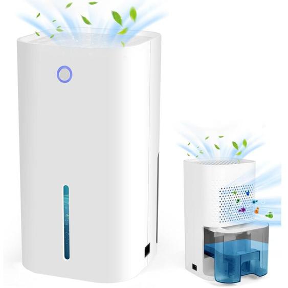 Jusch - Deshumidificateur d air, Mini Déshumidificateur Dintérieur, Anti Humidité Maison Absorbeur Dhumidité Electrique