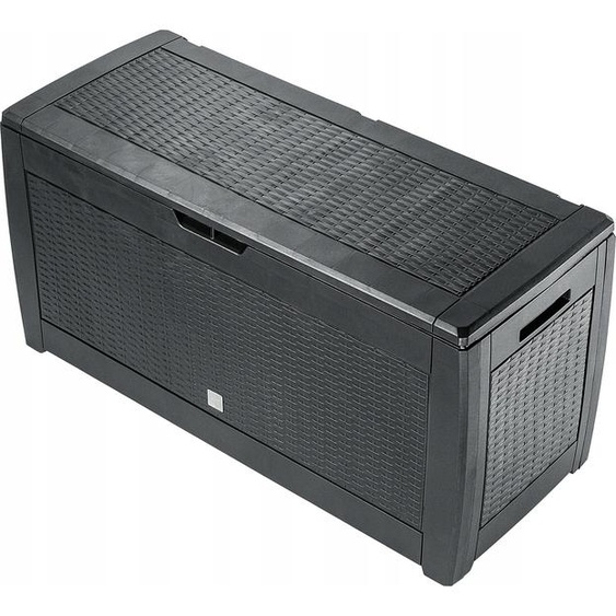 KADAX coffre de jardin Weria, coffre de rangement en plastique, coffre de jardin, coffre de jardin, anthracite, 310L, 119 cm