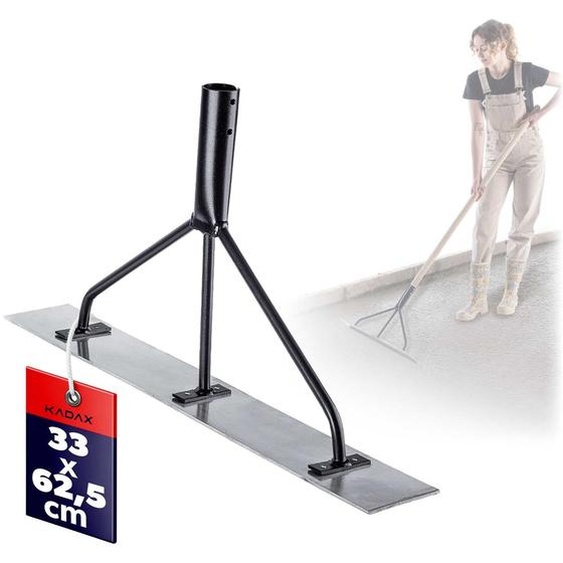 KADAX Grattoir à bandes 625x90mm pour répartir les chapes en béton