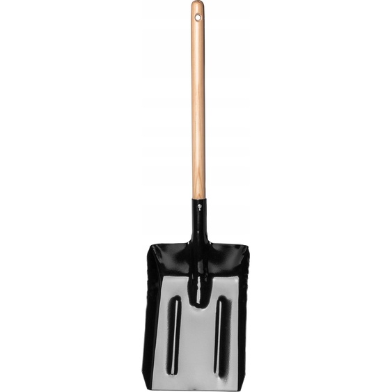 KADAX Pelle à cendres en métal Corne, pelle à charbon avec poignée en bois Balayette, 69 cm